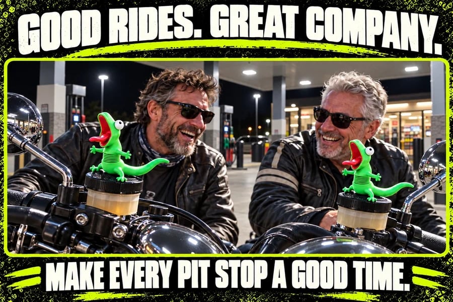 Motorcycle meetup setup