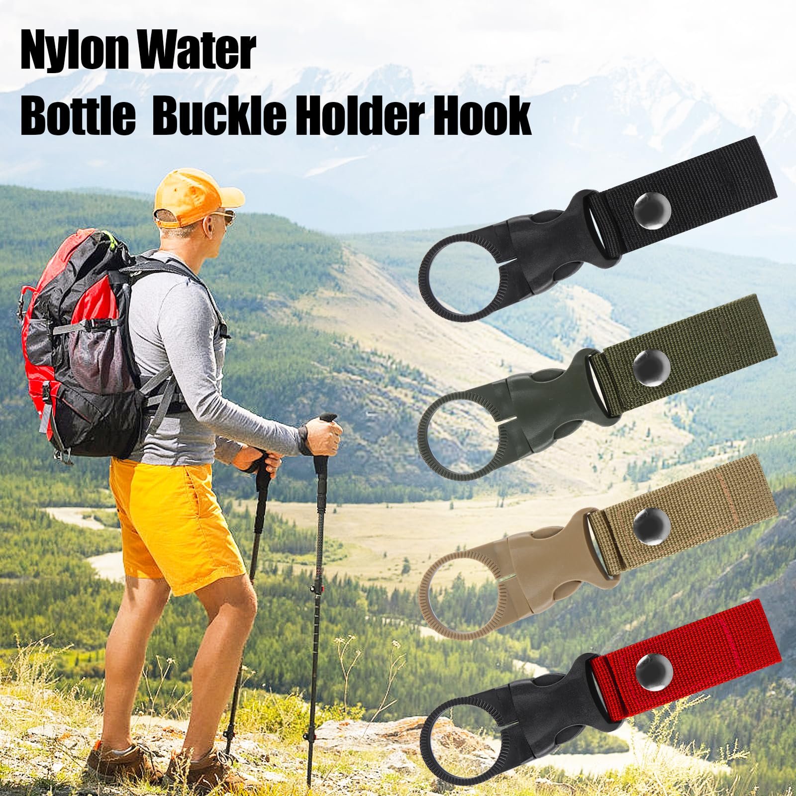 🎁TikTok Last Day Sale - 55% OFF🔥Backpack Water Bottle Hook (4 PCS/Set)