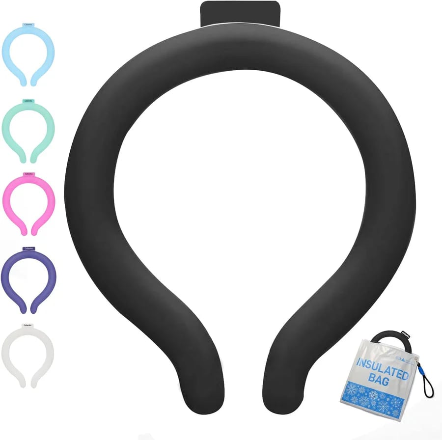 🎁TikTok Last Day Sale - 55% OFF🔥Reusable Cooling Neck Ring – Long-Lasting Sweat-Free Relief