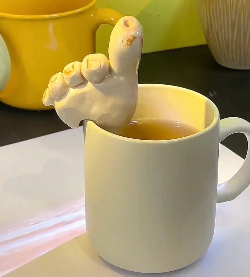 🔥Christmas Hot Sale 70% OFF - 🎄Toe - Shaped Drinking Straw