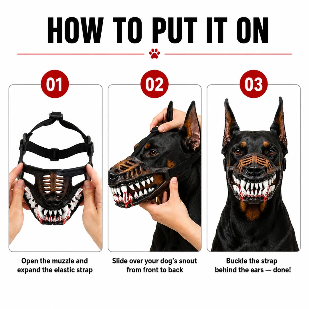 🎃 EARLY HALLOWEEN 70% OFF🔥🐶Hell Hound Monster Muzzle