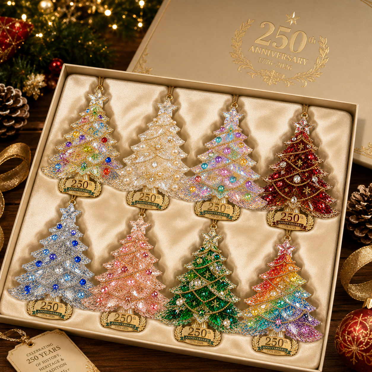 🔥Last 30pcs✨⏰ Limited anniversary edition✨70% OFF!🔥250th Anniversary Crystal Christmas Tree