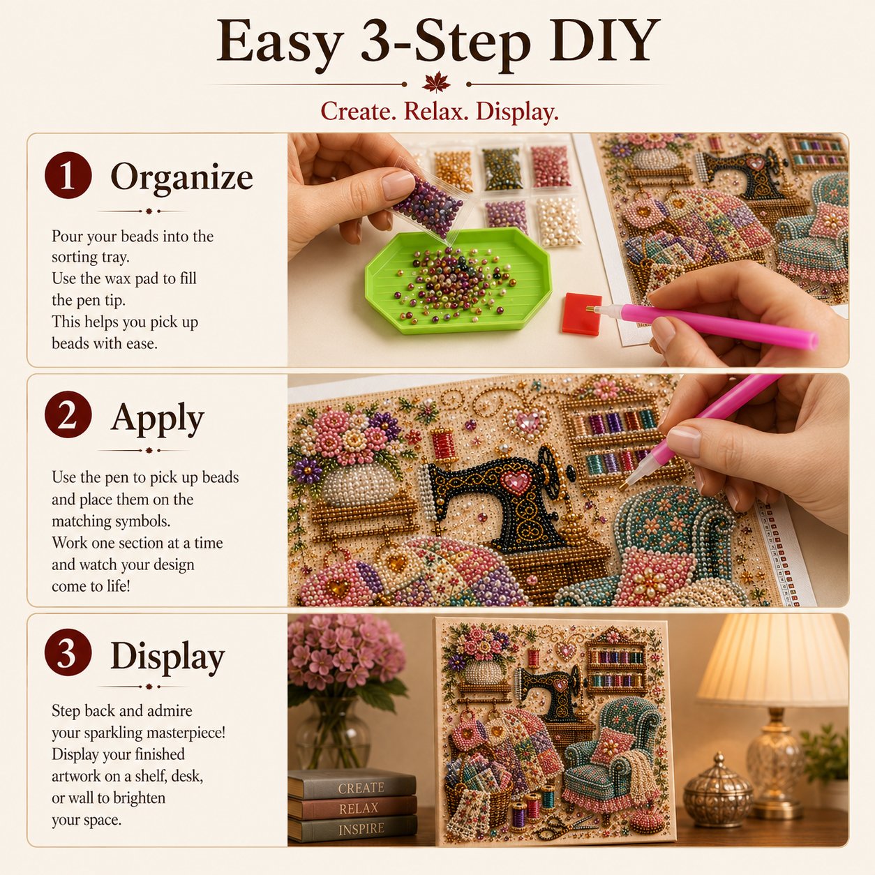 ⏳Hot Sale 70% OFF 💖✨ Cozy Hobby Rooms 3D Diamond Painting Kit