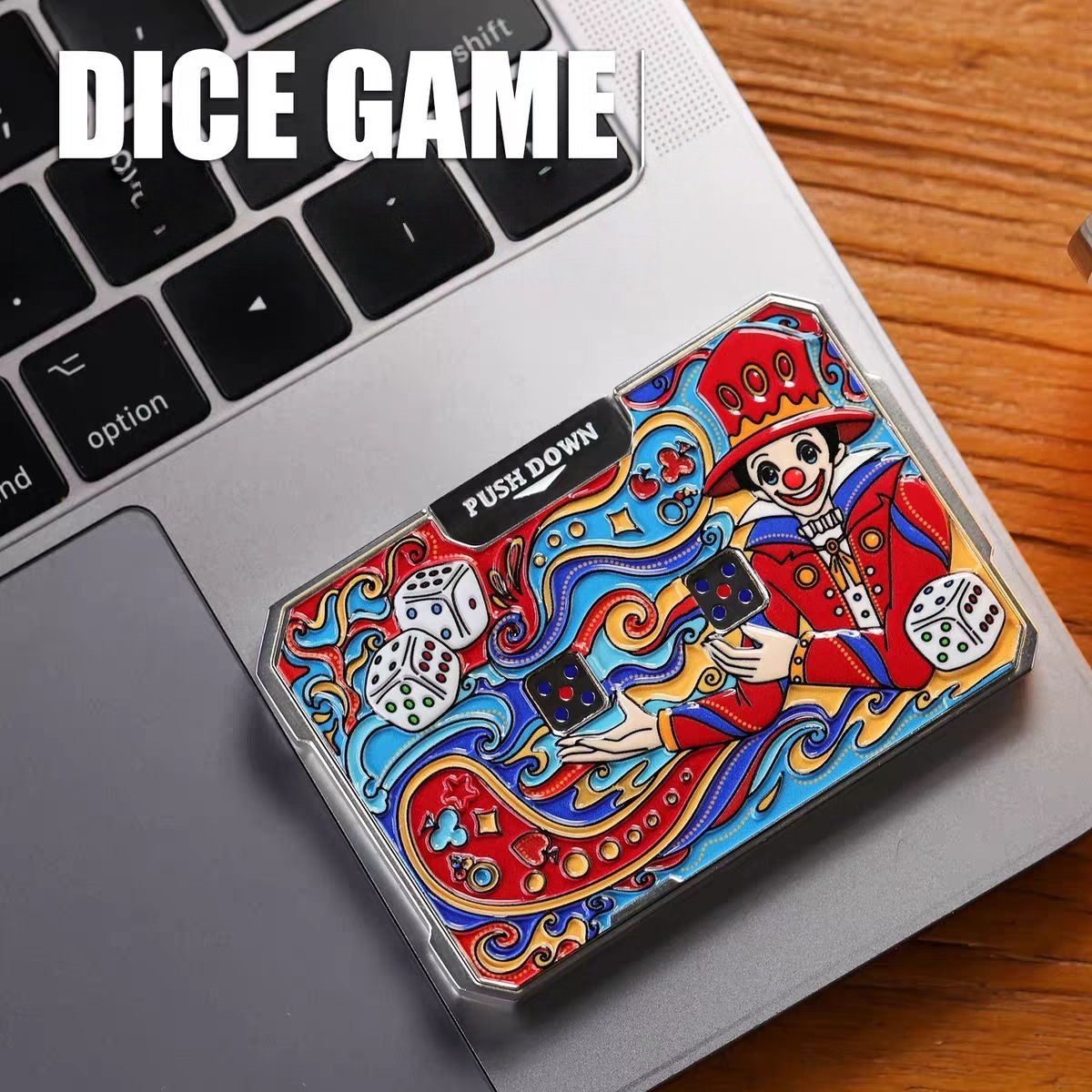 🔥Christmas Hot Sale 70% OFF🎅Card Dice Fidget Game – Premium Metal Stress-Relief Toy