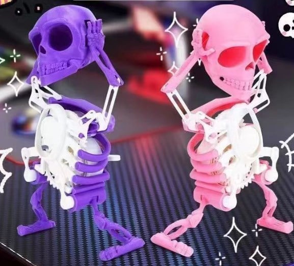 🎃Last Day 70% OFF🔥Dancing and Swinging 3D Skull Toy🎉