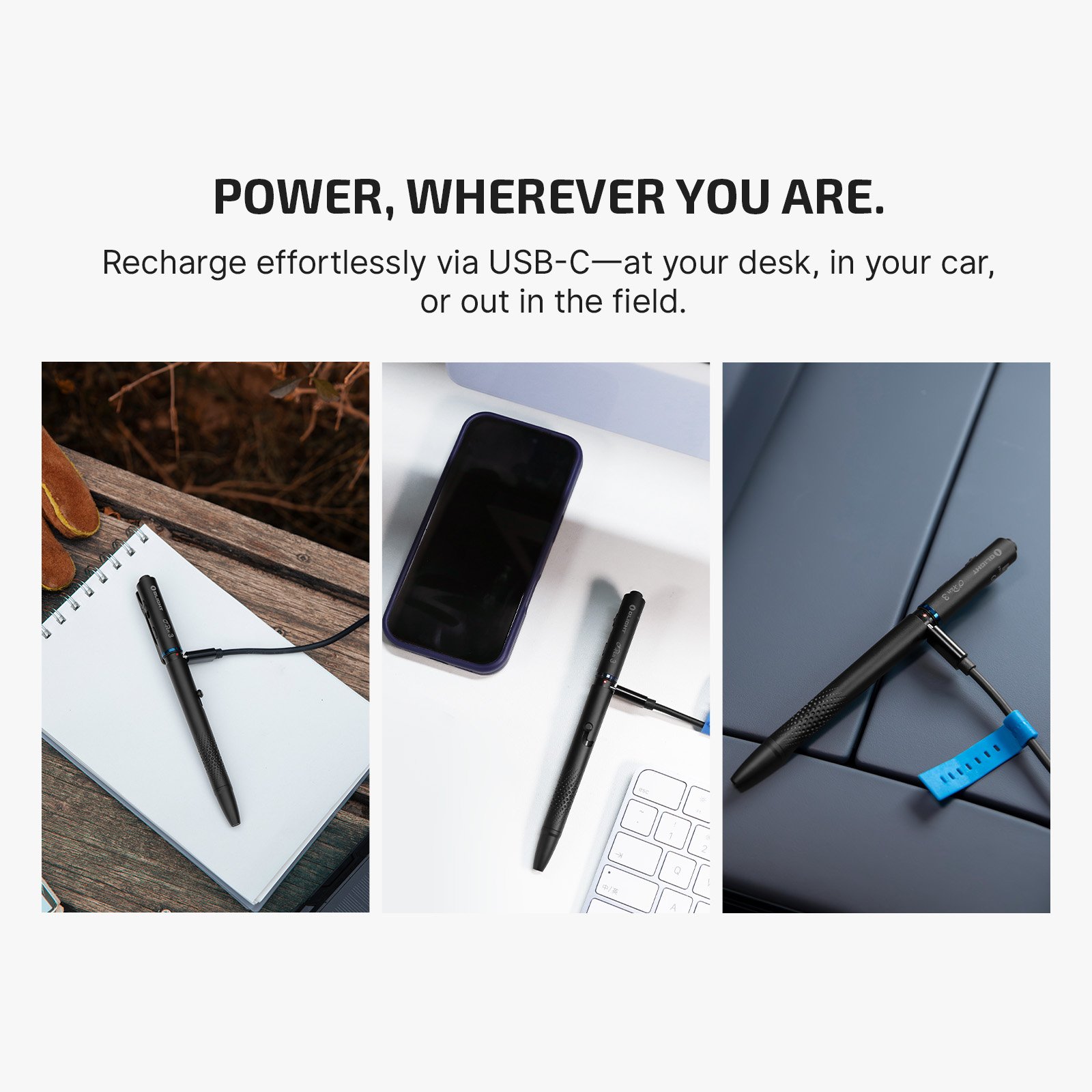 🎄Flash Sale 50% OFF 🔥O'Pen 3 Multifunctional Pen Light with 120 Lumens & Green Laser