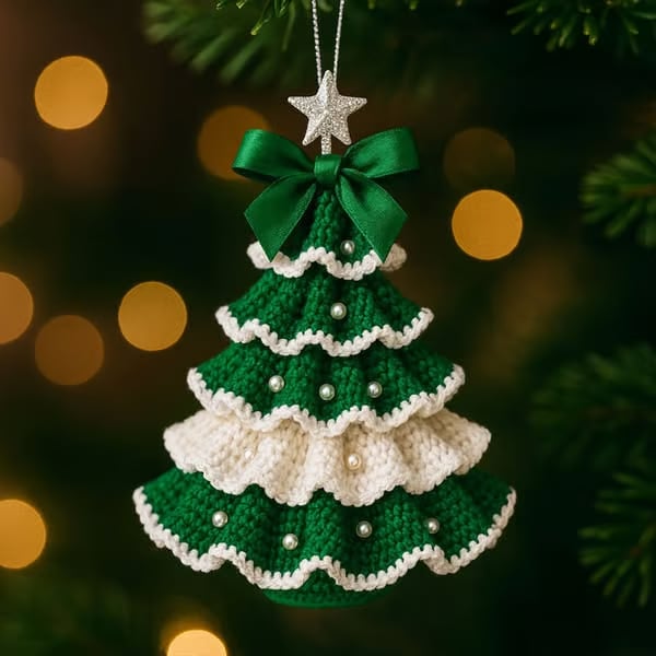 🎄 DIY Crochet Christmas Tree Kit – Create Your Own Holiday Magic