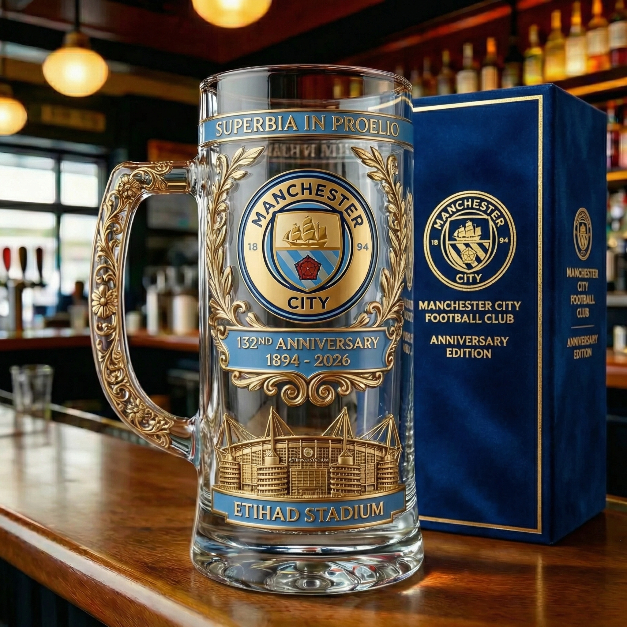 ⚽ Football Club Anniversary Collector's Edition Glass Series