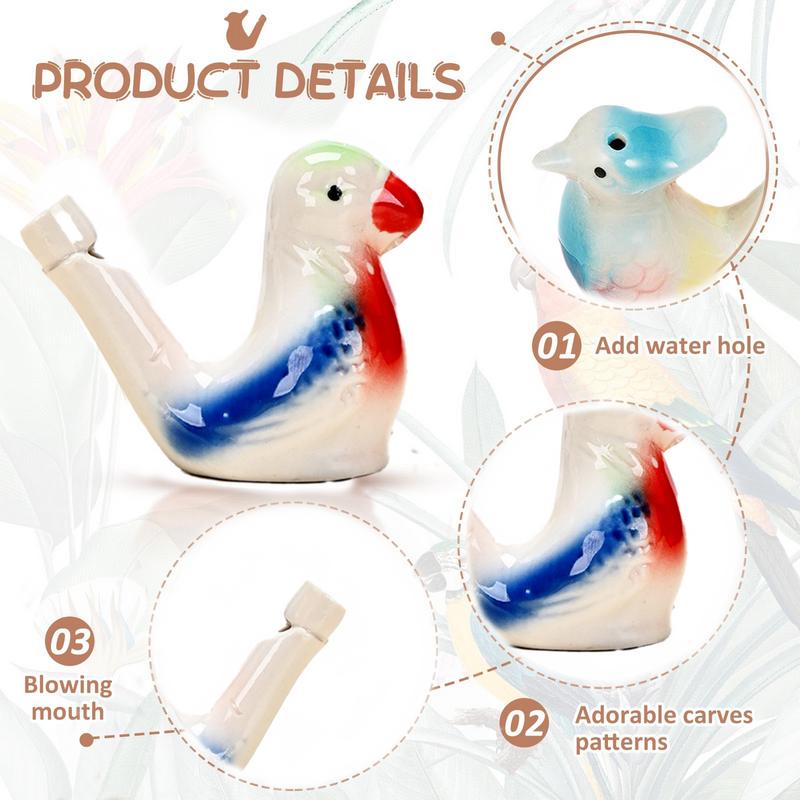 🎄Flash Sale 50% OFF 🔥🐦Handmade Ceramic Water Bird Whistles