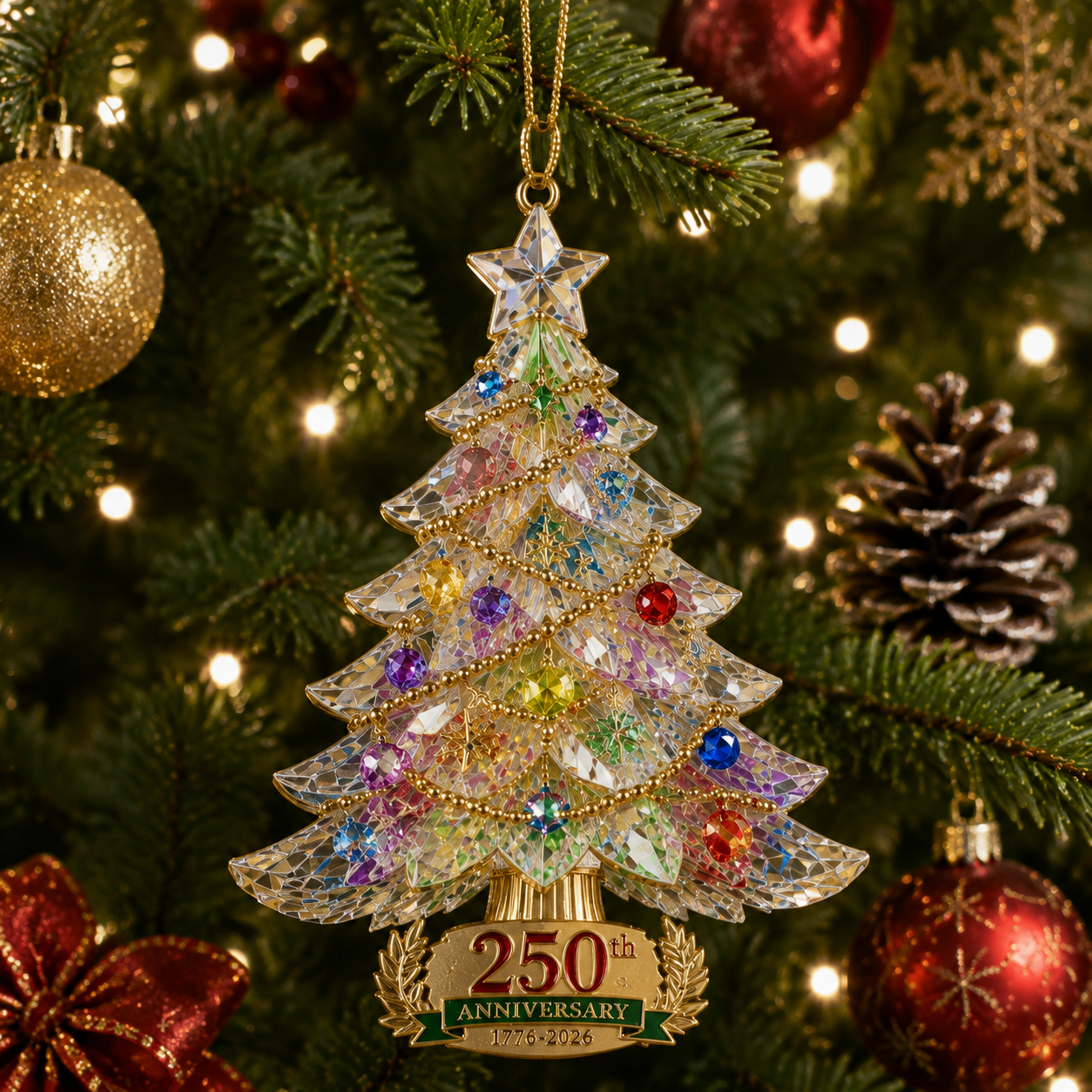 🔥Last 30pcs✨⏰ Limited anniversary edition✨70% OFF!🔥250th Anniversary Crystal Christmas Tree