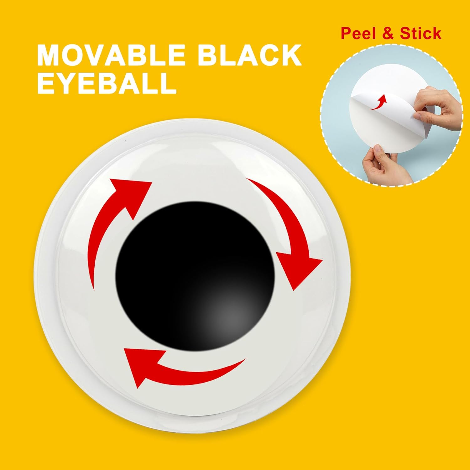 🔥LAST DAY 49% OFF🔥7 Inch Giant Googly Eyes Self Adhesive