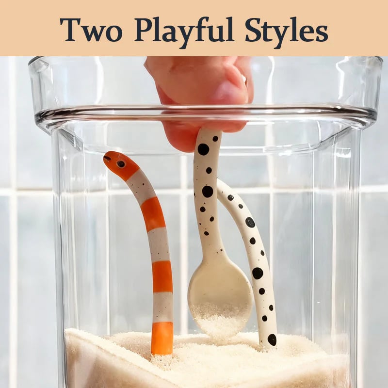 🔥Christmas Hot Sale 70% OFF- Creative Garden Eel Spoon ✨ Practical Yet Whimsical Dining Accessory