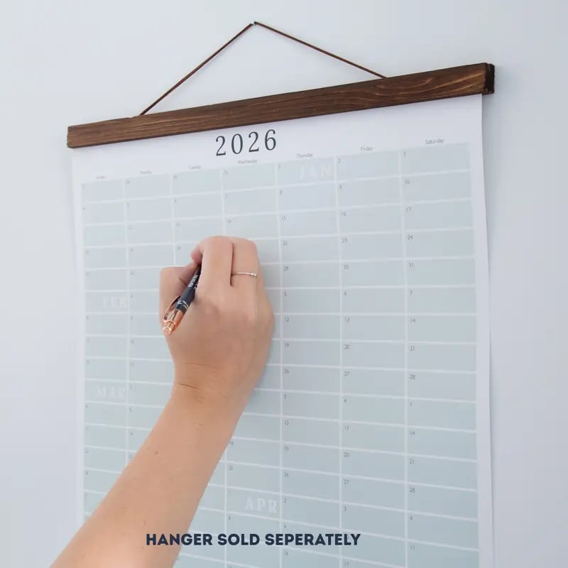 🎄Flash Sale 50% OFF 🔥🗓️ 2026 Wall Calendar – Cozy Pecan Print Design