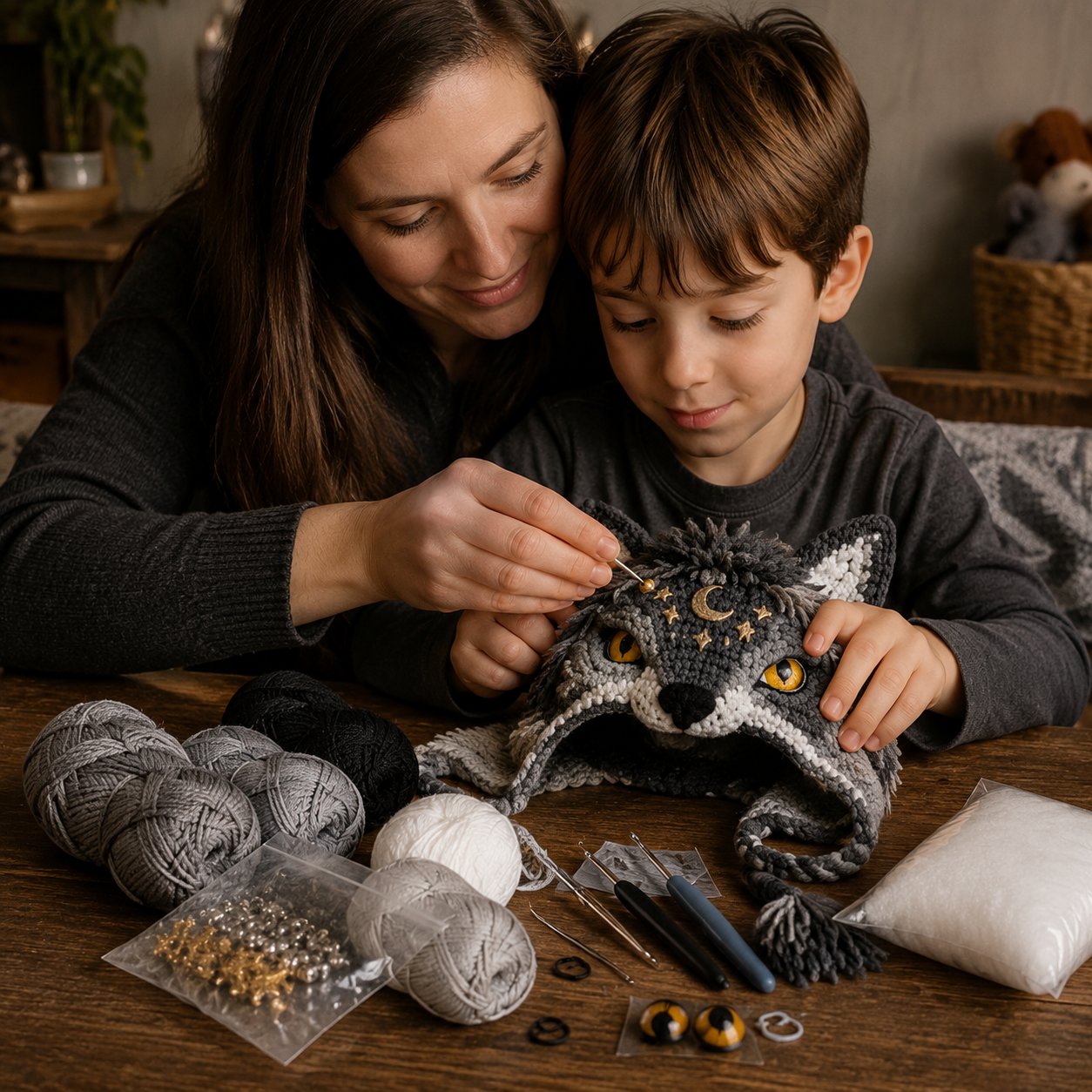 🔥Limited time 70% OFF - 🐉✨ Fantasy Hood Hat DIY Crochet Kit (🧶Relaxing & Beginner-Friendly ) 🎭✨