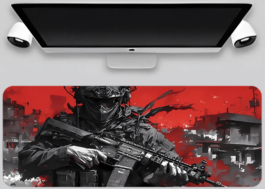 🔥LAST DAY 49% OFF ✨Tactical Military Weapon Design Gaming Mouse Pad⚡ Multi-Size for Desktop/Laptop