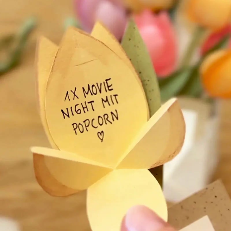 🏆Hot Sale 49% OFF🌷2026 Tulip Paper Flower Emotional Support Calendar