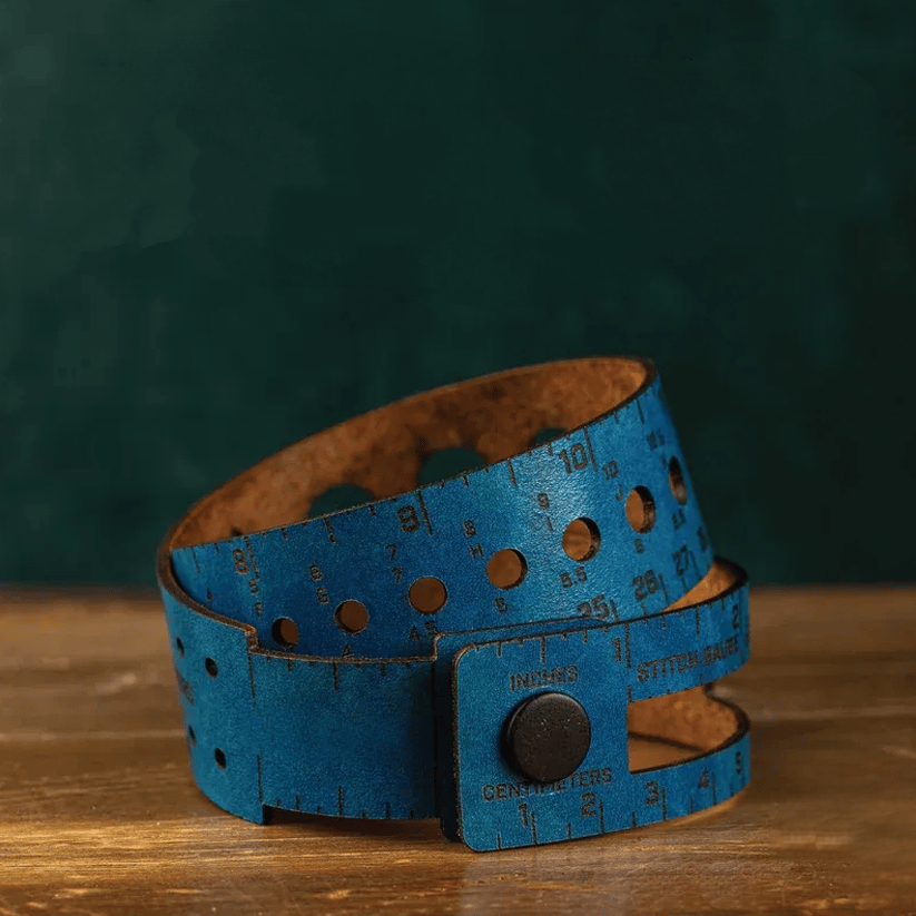 🧰Your All-in-One Crafting Companion🧰7-in-1 Leather Measuring Tool