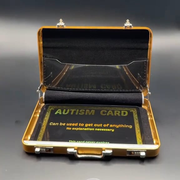 🔥Christmas Hot Sale 55% OFF🎅Funny Autism Excuse Card