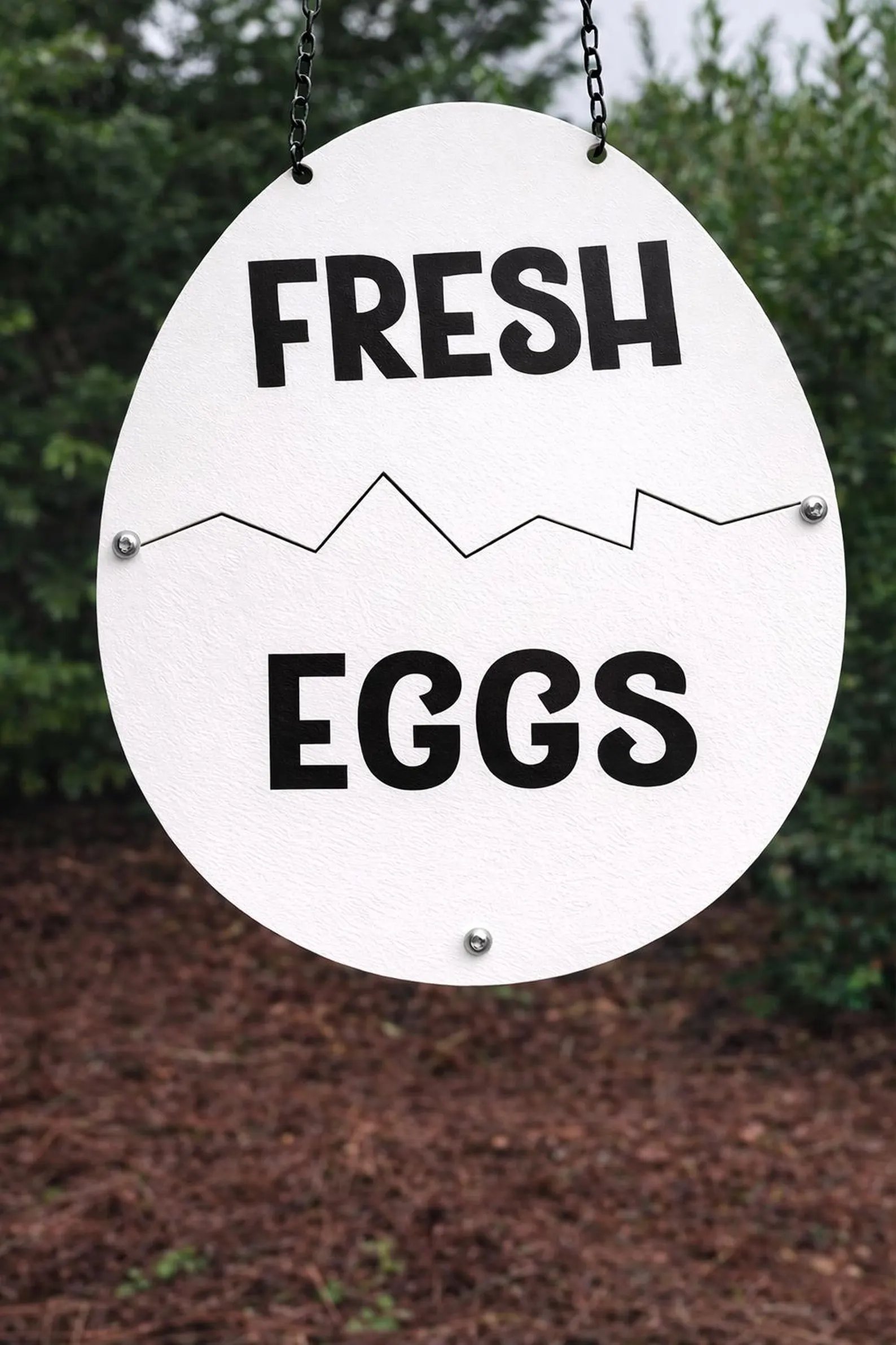🔥Last Day 50% OFF -🥚Farm Fresh Eggs Metal Sign - Rustic Farmhouse Decor for Coop & Market🏠🐔