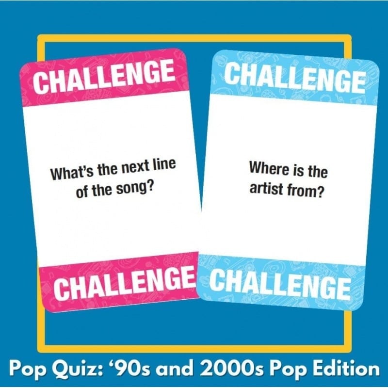 🔥Christmas Hot Sale 70% OFF - 🎄Lyrics Pop Quiz Pop Quiz 90s & 2000s Edition Music Trivia Game