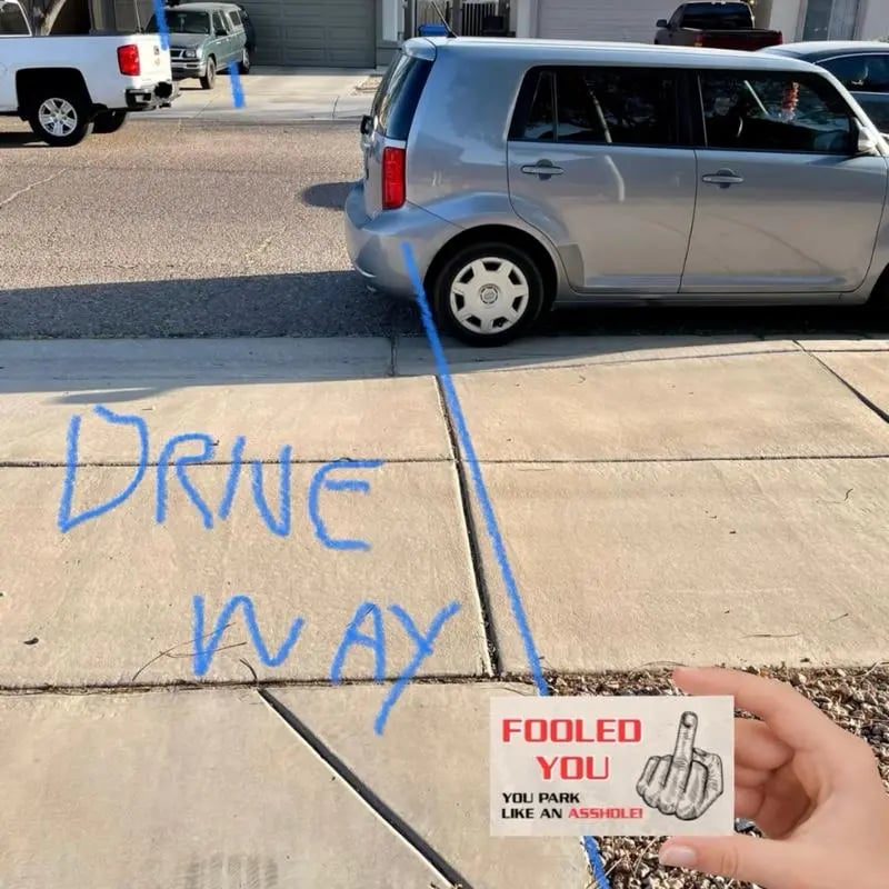 You Park Like An A-hole Bad Parking Prank Cards 🤣