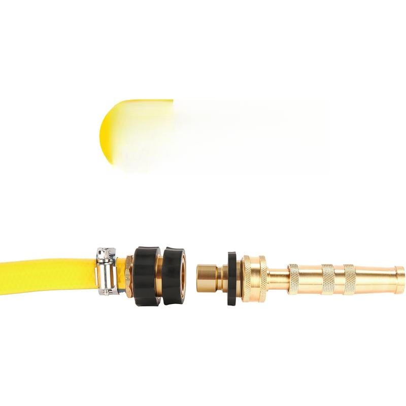 🔥Last Day 70% OFF-Garden Hose Quick Connector, 3/4 Inch Male and Female Garden Hose Fitting Quick Connector