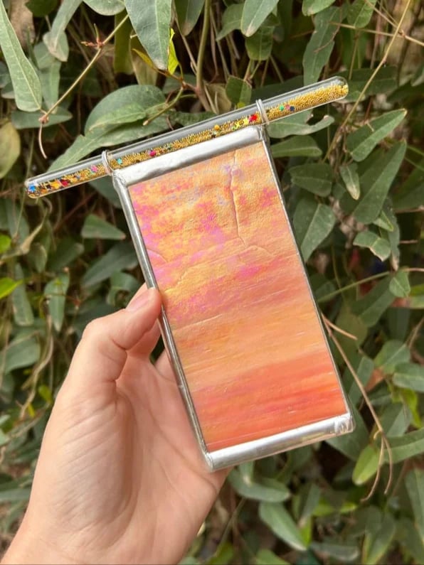 🔥Black Friday Promotion-🔮 Mini AuraScope – A Stained Glass Kaleidoscope of Whimsy & Light ✨