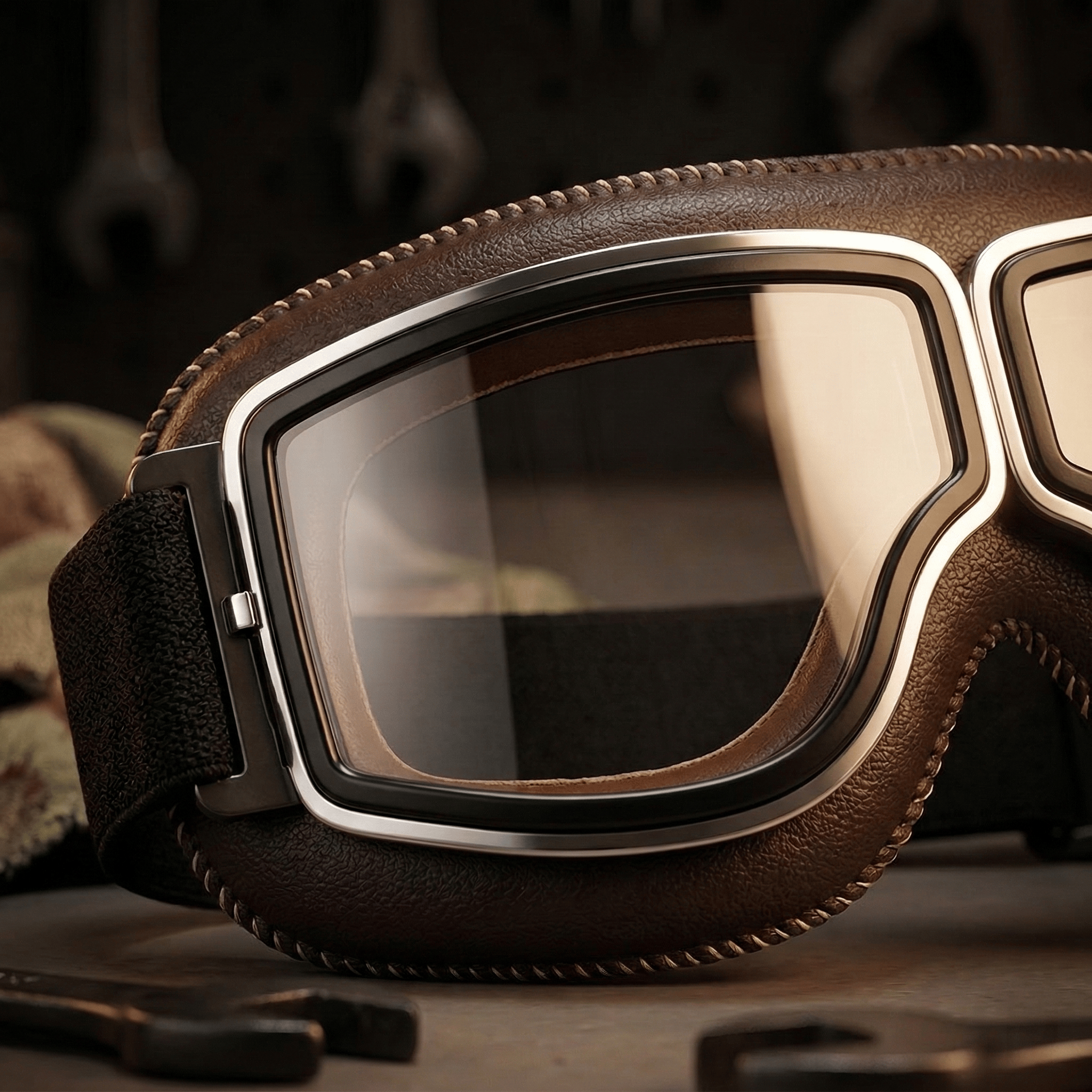 🔥Limited Time Sale 55% OFF - 🕶️ OTG Vintage Motorcycle Goggles (Fits Over Glasses)