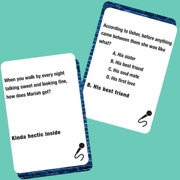 🔥Christmas Hot Sale 70% OFF - 🎄Lyrics Pop Quiz Pop Quiz 90s & 2000s Edition Music Trivia Game