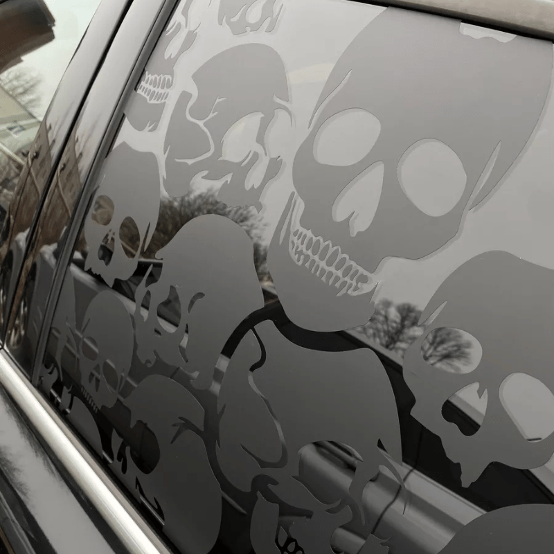 ⏰Historical Lowest Price: Save 59%- 2 Pieces Skull Cool Car Window Stickers
