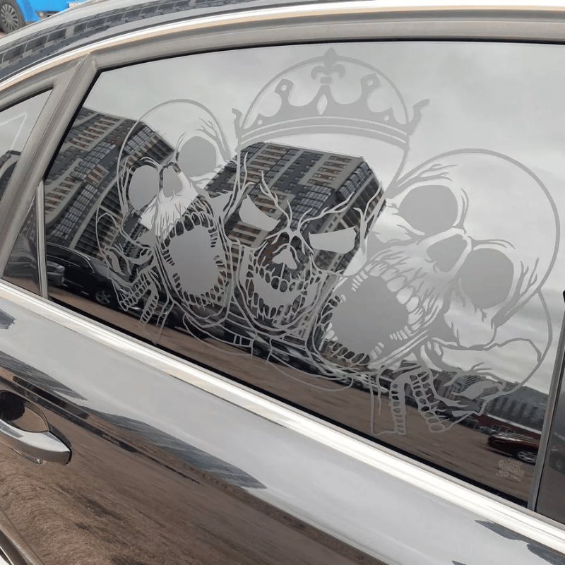 ⏰Historical Lowest Price: Save 59%- 2 Pieces Skull Cool Car Window Stickers