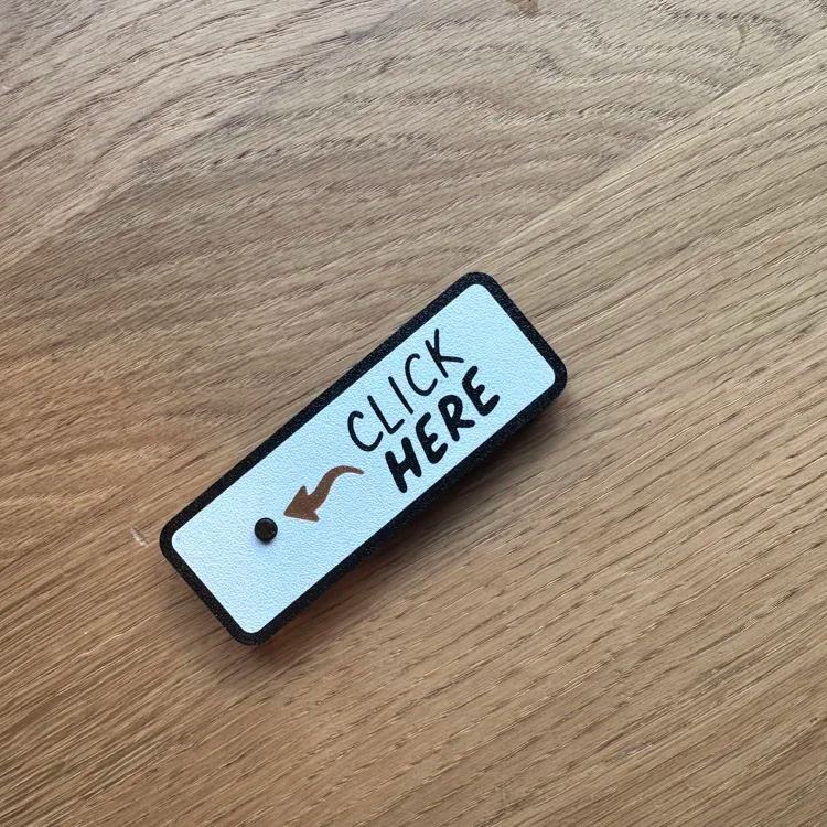 ✨Last Day 55% OFF -The "Click Here" Surprise Button - Hilarious Prank Toy