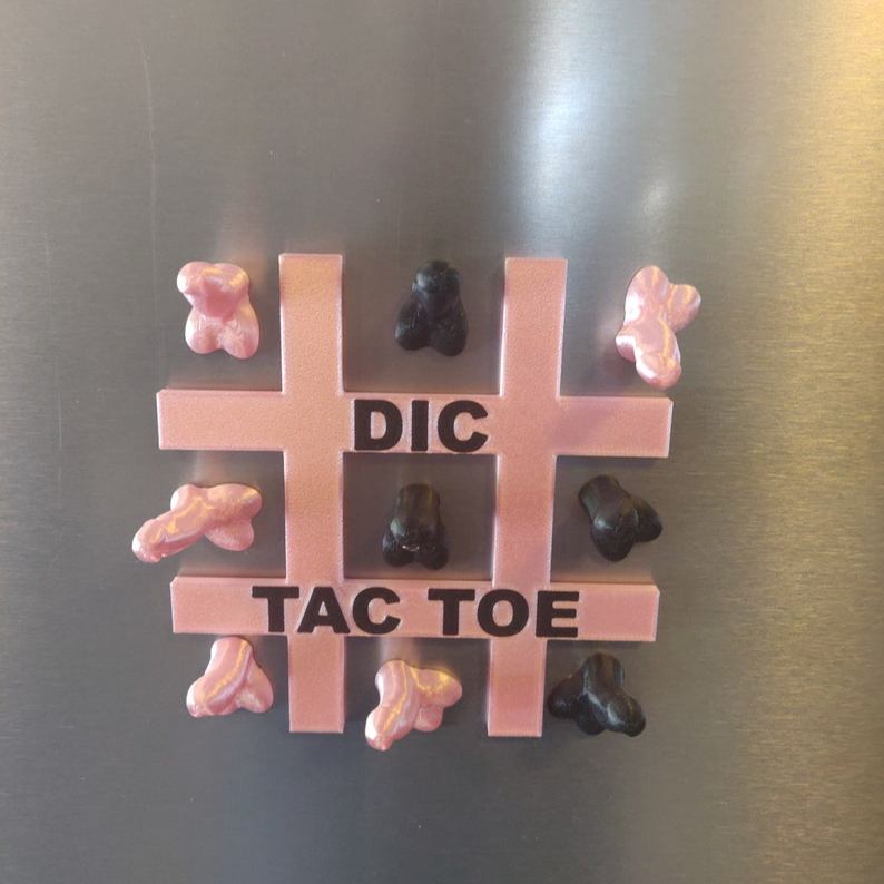 šFlash Sale 50% OFF š„Magnetic Dic Tac Toe | A Cheeky Game for Your Fridge