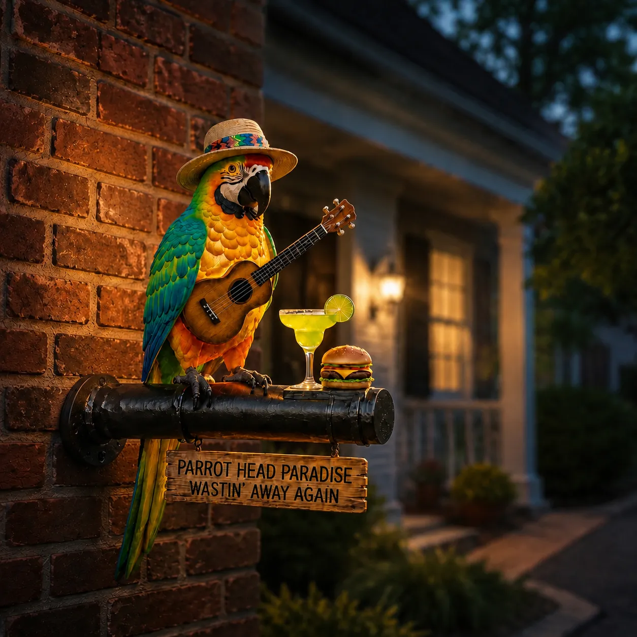 🔥Last Day 70% OFF🔥-🌴 Solar-Powered Parrot Garden Light – “Wastin' Away Again”