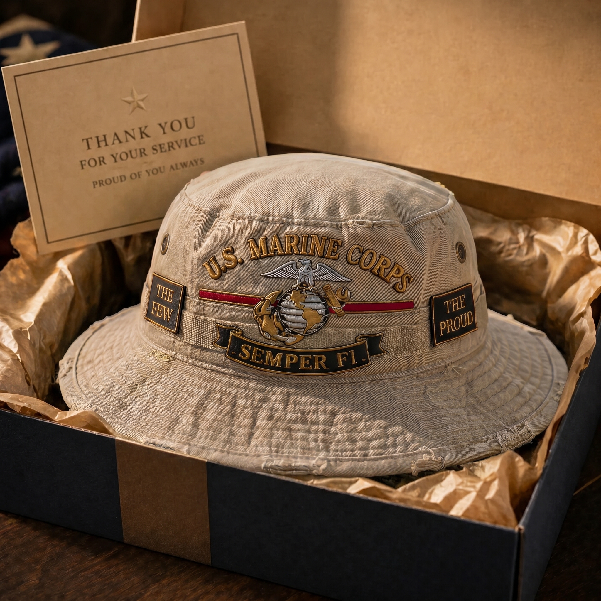 🏆Last Day Promo: 59% OFF - U.S. Marine Corps “Semper Fi” Boonie Hat