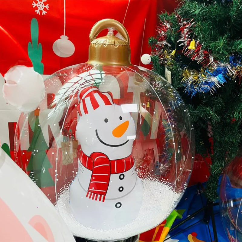 🎄Outdoor Christmas PVC Inflatable Decorated Ball🎄🎅 Perfect for yard & garden decor🎅