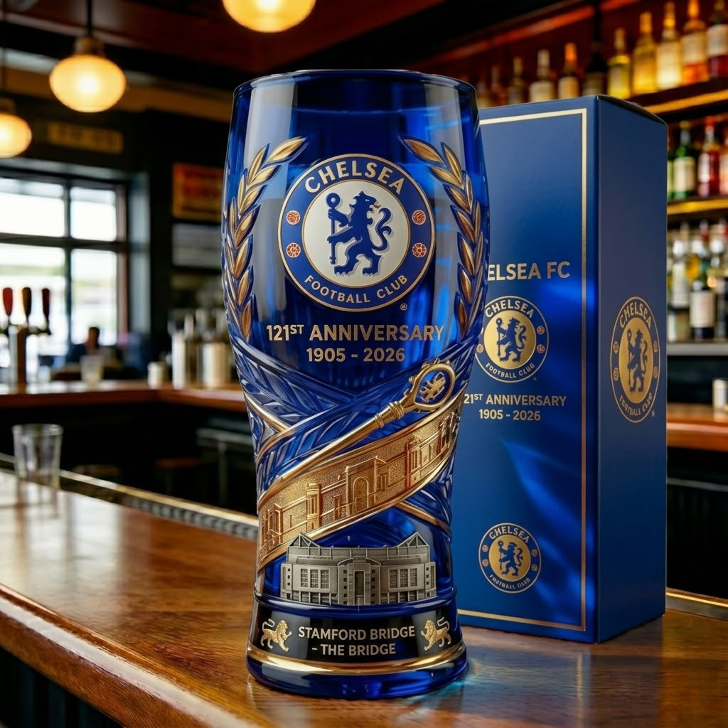 ⚽ Football Club Anniversary Collector's Edition Glass Series