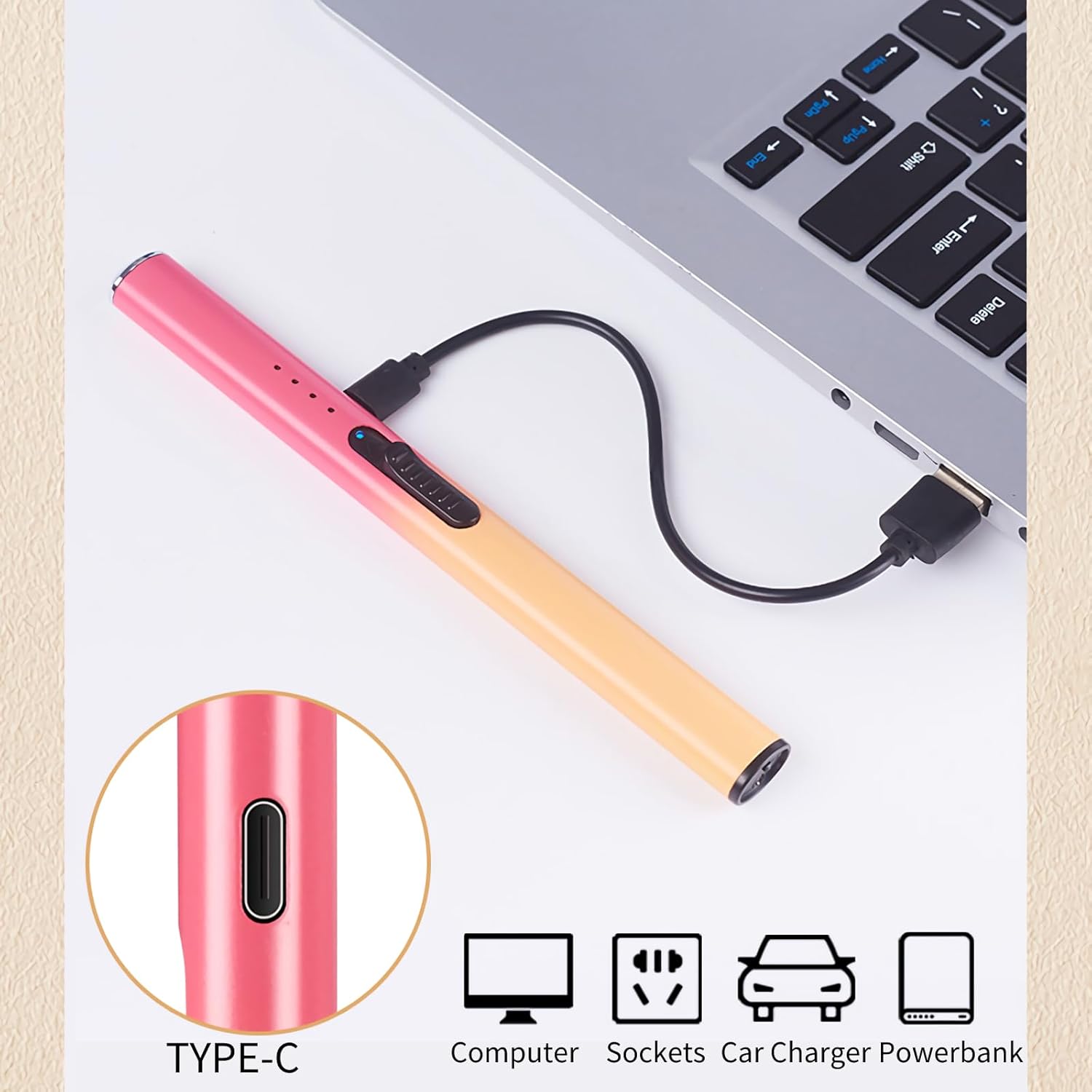 🔥🔥Windproof Flameless Electric Lighter