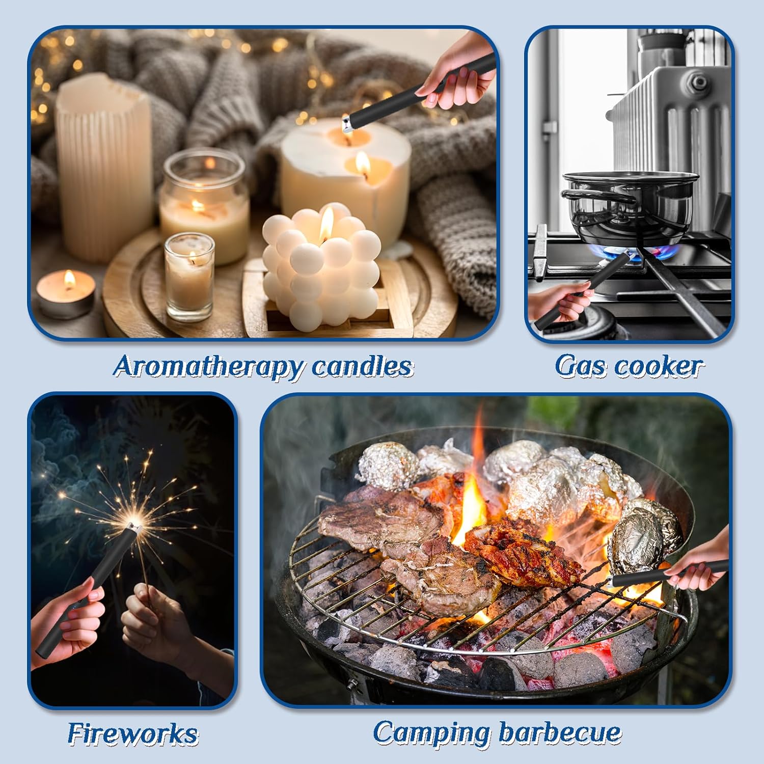 🔥🔥Windproof Flameless Electric Lighter