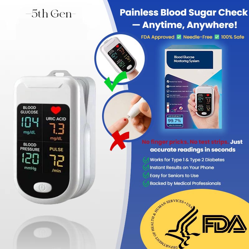✅Newly 5th Launched Non-Invasive Smart Glucose Mete✅made in the USA✅🔥Limited stock available!🔥