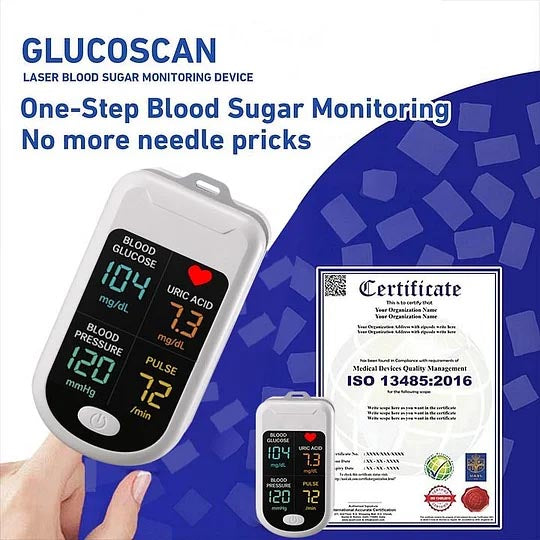✅Newly 5th Launched Non-Invasive Smart Glucose Mete✅made in the USA✅🔥Limited stock available!🔥