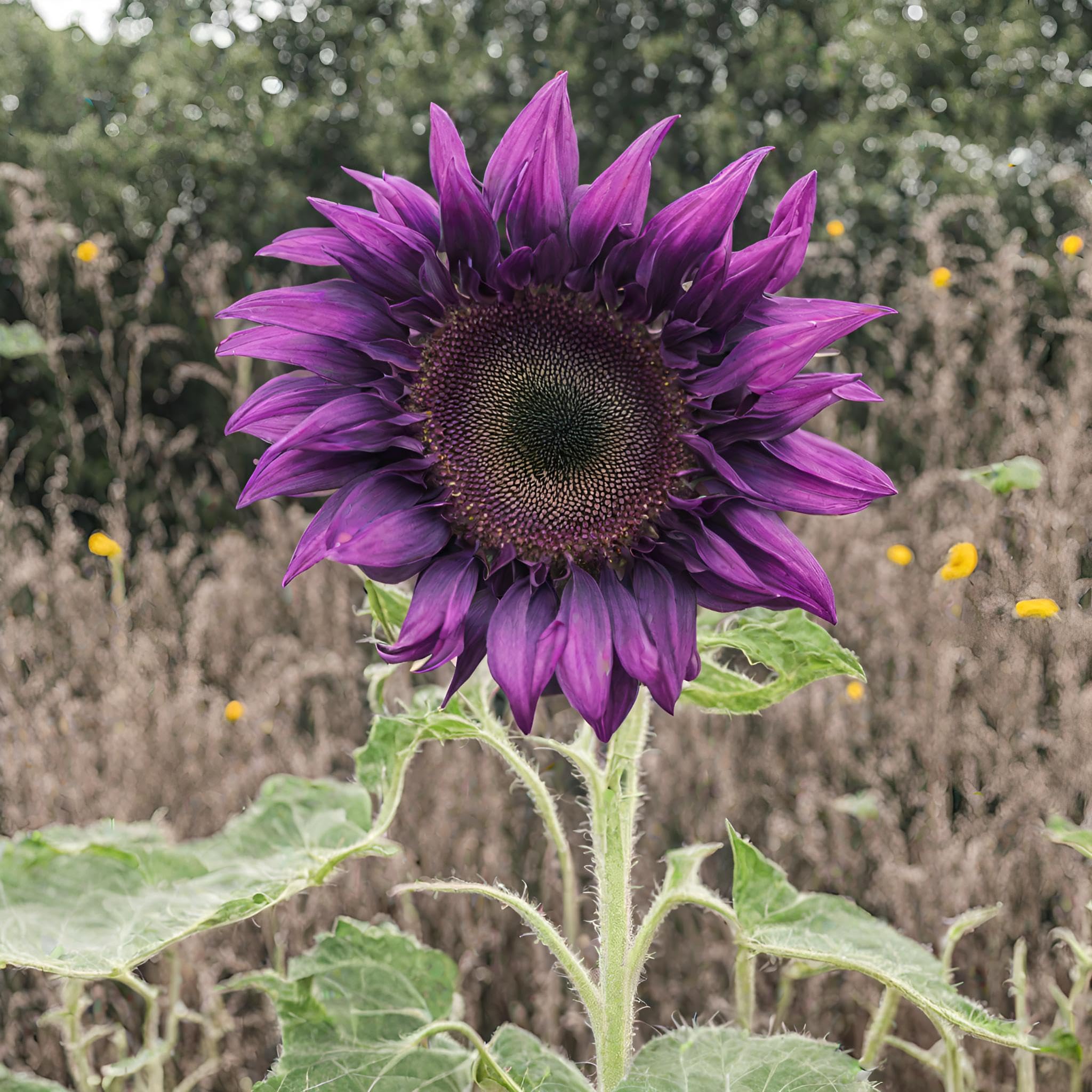 Purple Giant Sunflower Seeds Sun Flower Rare Plant Garden🌻