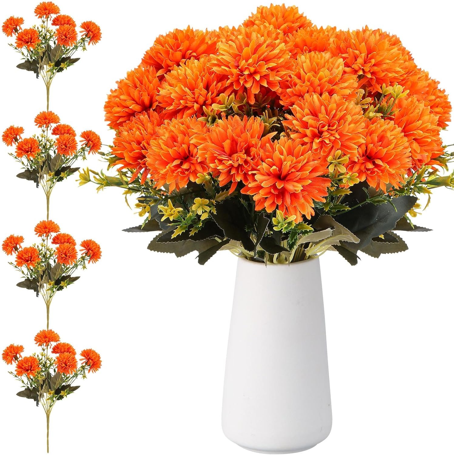 🔥$9.98 On Sale Today Only🌼- Artificial Outdoor Sunset Mums Flowers