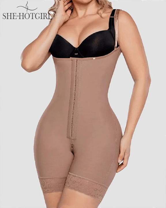 Fajas Colombianas High Compression Hook and Eye Tummy Control Shaping Hourglass Shapewear