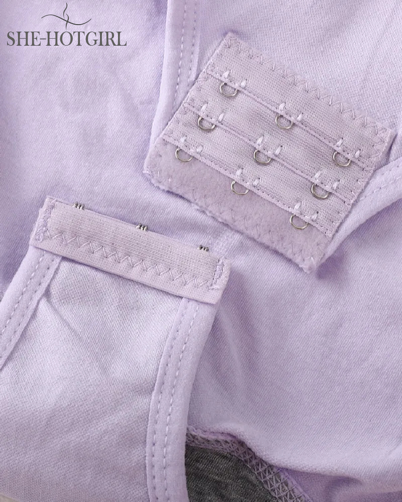 2 in 1 Seamless Double Tummy Control Corset Bodysuit Scoop Neck Tank Top Shapewear