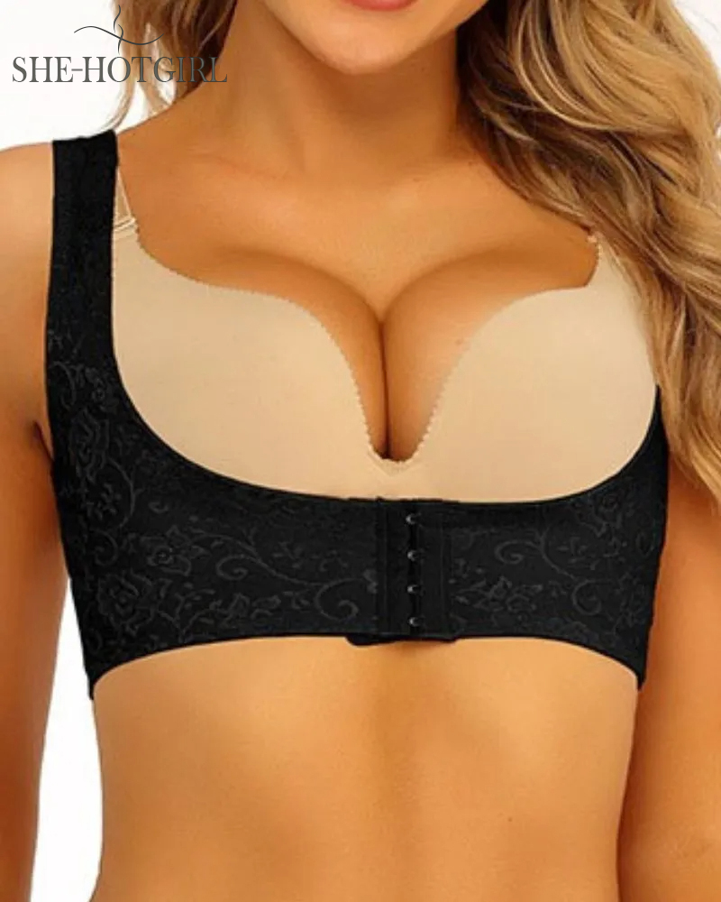 Breathable sleeveless body shaper bra tank tops