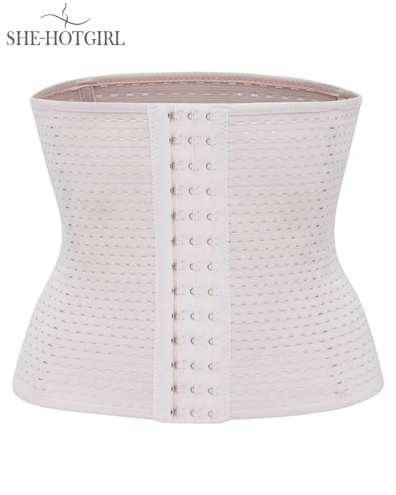 Women Fat Burning Underbust Waist Trainer Postpartum Recovery Corset Shapewear