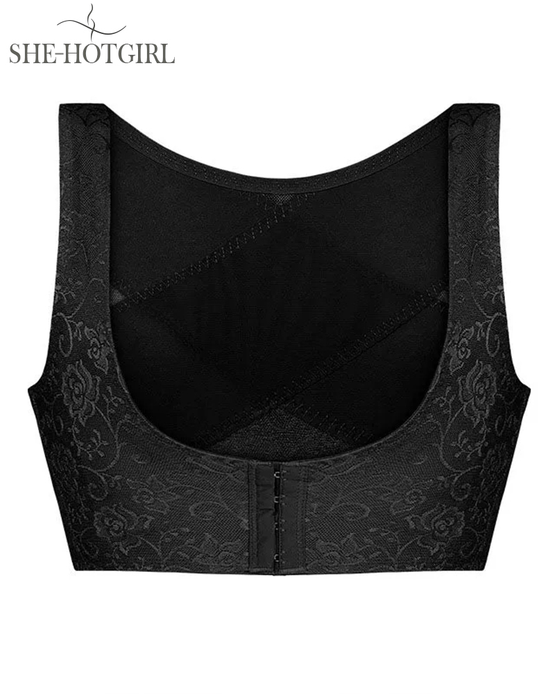 Breathable sleeveless body shaper bra tank tops