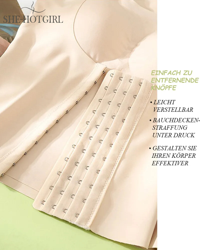 Comfort double compression corset with seamless tummy control and back support