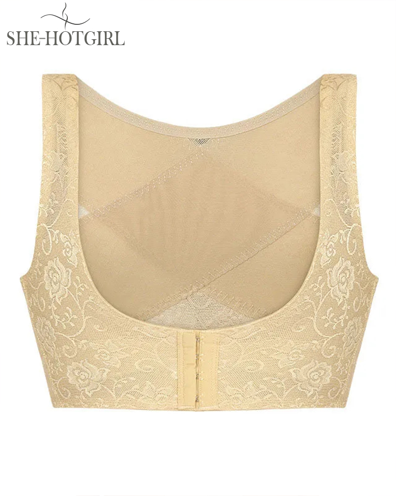 Breathable sleeveless body shaper bra tank tops